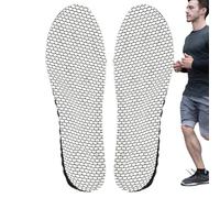 Massage Comfort Insoles, Shock Absorption, Moisture Suction Orthotics, Sturdy Material, Supportive Design, (11.22x4.72 Inches), Great For Athletic Shoes, Work And Hiking Footwear