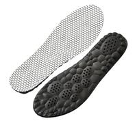 Massage Comfort Insoles, Shock Absorption, Moisture Suction Orthotics, Sturdy Material, Supportive Design, (11.22x4.72 Inches), Great For Athletic Shoes, Work And Hiking Footwear