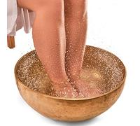 MASSAGE-EXPERT Cuenco tibetano grande [Ø 46 cm, hasta talla EU 40, 8.500 gramos], Tono profundo para baño de sonido, yoga, meditación, calidad profesional