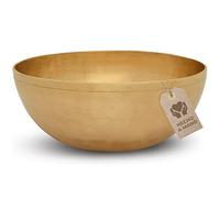 MASSAGE-EXPERT Cuenco tibetano pélvico grande, Ø 29 cm, 2 050 g - Frecuencias bajas y altas para un masaje sonoro eficaz y sonoterapia en la zona superior del cuerpo. Calidad profesional.