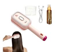 Massage Hair Brush Electric, 2026 Steam Comb, 4.72x2.64x9.53 Inch Rechargeable Hairs Tool with Feature, Handy Care Aid with Detail, Reduce Frizz Anti Static Styling, Home Accessories for Grooming Use