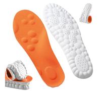 Massage Insoles - Memory Foam Thermal Insole, Shock Resistant Shoes InsertS, Massage Insoles for Women, Men, Workplace, Commuting, Hiking, Home, Travel, Sports, Athletic, Walking, Running