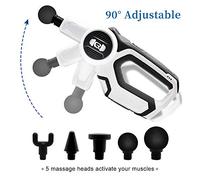 Massage Pistola muscular, relajación profunda fisioterapia, masajeador corporal, vibración, Fascia Impact, pistola de litio eléctrica de impacto de 24 V