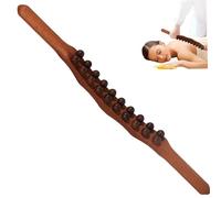 Massage Stick, Guasha Wood Stick Herramienta de masaje Doble 20 Personas Masaje Masaje Terapia de madera Herramientas de masaje Terapéutico Herramienta Guasha para alivio del dolor, Terapéutico