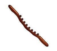 Massage Stick Wood, 8 Bead Back Massage Tool, Manual Gua Sha Roller Massager For Women Men Runners Athletes Fitness Lovers Weightlifters Dancers Gym Home Office Apartment Salon Muscle Relaxation Use
