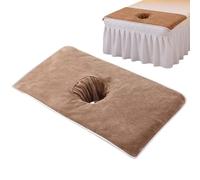 Massage Table Face Towel, Massage Bed Face Towel With Openings, Massages And Beauty Salon Pillow Towels, Spa Towels With Faces Hole, Reusable Massages Table Linens Cloth For Salon Beauty Hotel
