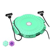 Massage Waist Twisting Board with Pull Rope, 2025 New Waist Twisting Fitness Tool, Exercise Twist Boards with 2 Tension Ropes for Male and Female Core Training (green)