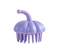 Massagebürste - 40g Duschbürste | Kopfhautreinigungsbürste gegen Schuppen mit weichen Silikonborsten handlich ergonomisch ideal für Haarwäsche Männer Frauen