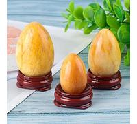 Massaggiatore-1 set Yoni Eggs Yoni Eggs non forato giallo naturale