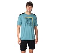MASSANA Pijama Corto de Hombre, Poliéster y Viscosa, Manga Corta, Cinturilla Elástica, Verano, 2 Piezas, Modelo P261315 (FR/ES, Letras, XL, Regular, Regular, Verde)