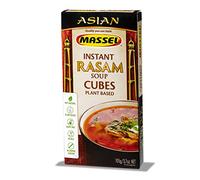 Massel Asian Cubes, cubos de caldo instantáneo a base de plantas y sin gluten, sabor Rasam, paquete de 6 x 105 g