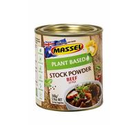 Massel, Bouillon en Poudre - Sans MSG, Sans Gluten, Saveur de Boeuf - 168 g, Paquet de 3 Bouillons en Conserve