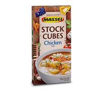 Massel, Cubitos de Caldo - Sin Gluten, Caldo Estilo Pollo - 105 g, Paquete de 4, Caldo de Sopa