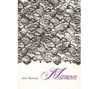 Massenet, Jules. Manon/ Vocal Score