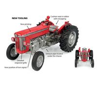 Massey Ferguson 65 Mk II Tractor Tractor 1:32 Modelo 6395 UNIVERSAL HOBBIES