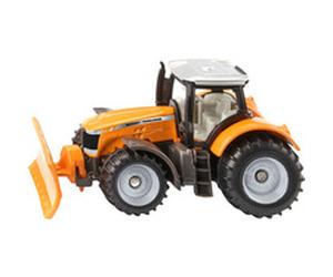Massey Ferguson mit Räumschild Modelo a escala de tractor Previamente montado, Automóvil de construcción Modelo a escala de tractor, Previamente montado, Massey Ferguson, Cualquier género, Metal, Plás