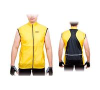 Massi Anti-Viento, Chaleco Sin Mangas de Ciclismo para Hombre