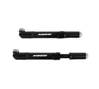 Massi Bomba para Bicicleta Doble Valvula Inflador, Unisex Adulto, Negro, Talla única