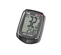 Massi X16 Cuentakilómetros, Deportes y Aire Libre, Negro, Talla Única