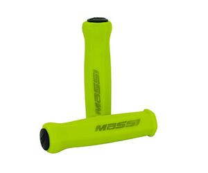 Massi Elite Light Empuñaduras De Espuma, Unisex Adulto, Amarillo Fluorescente, Talla Única