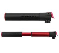 Massi CM 31 Bomba para Bicicleta Doble Valvula, Deportes y Aire Libre, Negro/Rojo, 140 mm