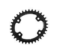 Massi Narrow-Wide Plato Ovalado para Bicicleta, Deportes y Aire Libre, Negro, 9,10,11 velocidades