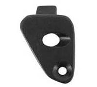 Massi Placa Derecha Perforada Pipa Aire SL #3 Accesorios Bici, Adultos Unisex, Negro (Negro), Talla Única