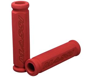 Massi Pro Light Foam - Puños de Bicicleta, Color Rojo