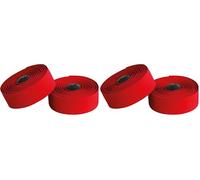 Massi Summer Gel Cinta de Manillar para Bicicleta, Unisex Adulto, Rojo (Paquete de 2)