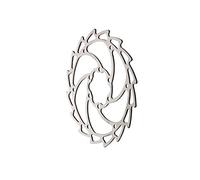 Massi Superlight - Disco de Freno 6STD, Color Plata, 140 mm