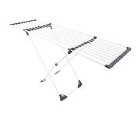 Massido Tendedero con Ruedas Extensible, telescópico, secador de alas, Soporte Estable, Superficie de Secado 20 m, Ursula 108-190 x 56 x 95 cm