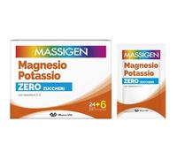 Massigen Magnesio e Potassio Zero Zuccheri Integratore con Vitamine, 30 Bustine