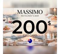 Massimo Restaurant & Bar Gift Card 200 AUD Key - AUSTRALIA