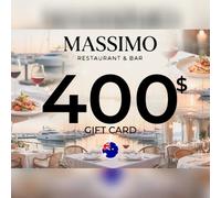 Massimo Restaurant & Bar Gift Card 400 AUD Key - AUSTRALIA