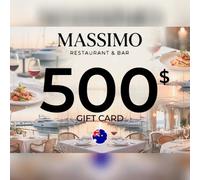 Massimo Restaurant & Bar Gift Card 500 AUD Key - AUSTRALIA