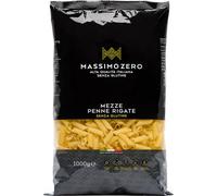 Massimo Zero Mezze Penne Rigate Pasta Senza Glutine, 1kg