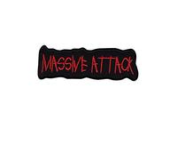 Massive Attack Trip Hop Band parche patch bordado con logotipo para planchar de hierro en apliques
