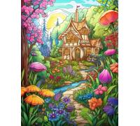 Massive Garden Coloring Book: 500 Pages for Mindful Moments.: Perfect for adults and kids who love gardens.