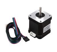 Masslla 1Pcs Motor Paso una Paso Nema 17 48Mm Motor Nema17 42Bygh 2A 4-Lead (17Hs8401) Cable de 1M para Impresora 3D CNC Motor