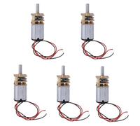 Masslla 5pcs DC 3V-6V N20 Mini Micro Metal Gear Motor N20 Micro DC Motor N20 Micro Reducción Motor