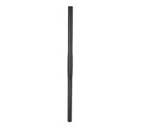 Masslla Aleación de engranaje fijo bicicleta Ciclismo Straight Fixie Bike Straight Bar Manillar Color: Negro