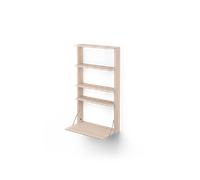 Massproductions Estantería de pared con escritorio Gridlock - M1-A4-0-D Natural Ash