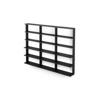 Massproductions Estantería de pared Gridlock - T3-A9-9 Black stained Ash