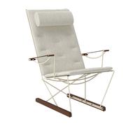 Massproductions Sillón Spark. marfil-haya teñido de nogal Romo Ruskin Quill 7757/10