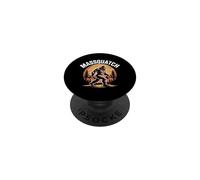 Massquatch Funny Bigfoot - Pesas de Levantamiento de Pesas para Gimnasio PopSockets PopGrip Adhesivo