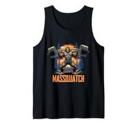 Massquatch Power Lifting Forest Beast Strength Camiseta sin Mangas
