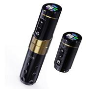 Mast Flip3 Máquina de Tatuar Pen Rotativa Inalambrica Tattoo Gun with 7Adjustable Strokes 2.4mm - 4.2mm with 1800mAh 2pcs Baterías para Principiantes y Artistas de Tatuajes