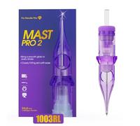 Mast Pro2 Agujas Tatuaje 20 piezas Bugpin Tattoo Needle Cartridge Round Liner #1003RL 0.30mm para Máquina de Tatuajes