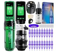 Mast Tattoo Máquina de pluma de pistola, Fold Pro inalámbrica, edición Año de Serpiente, regalo de máquina de tatuaje, motor de potencia por Mcore-C3, fuente de alimentación de batería de 3000 mAh