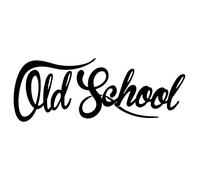 Mastac Pegatina Vinilo Old School (Blanco Mate)